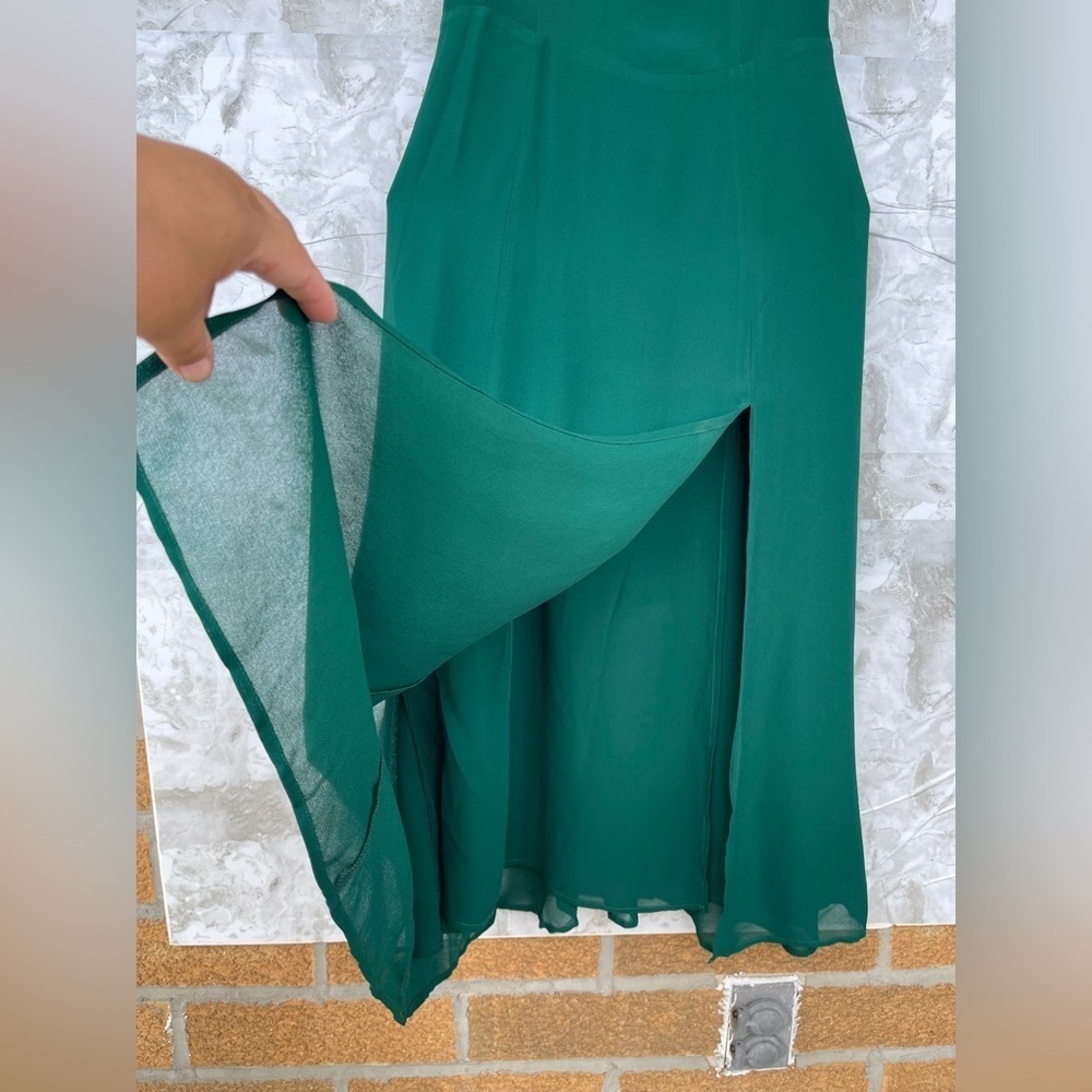 Reformation Juliette dress size 6 in Emerald - Picture 11 of 17